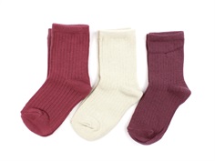 Name It socks rose wine mix (3-pack)